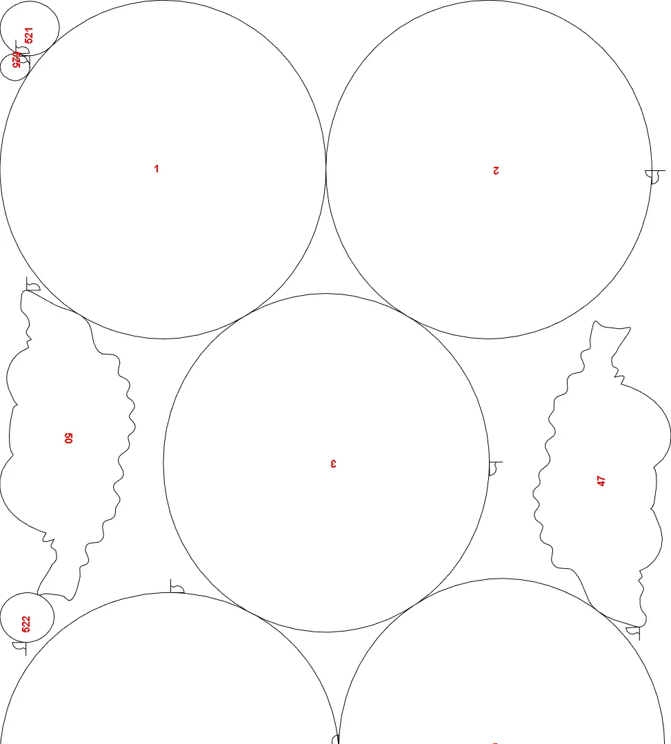 SVG layer processor output showing numbered pages
